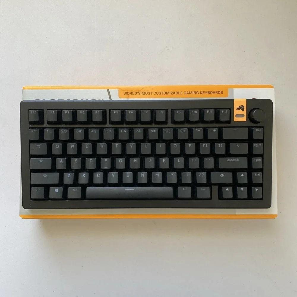 Glorious - GMMK 3 HE 75% Wired Hall-Effect Linear Switch Gaming Keyboard - BLACK